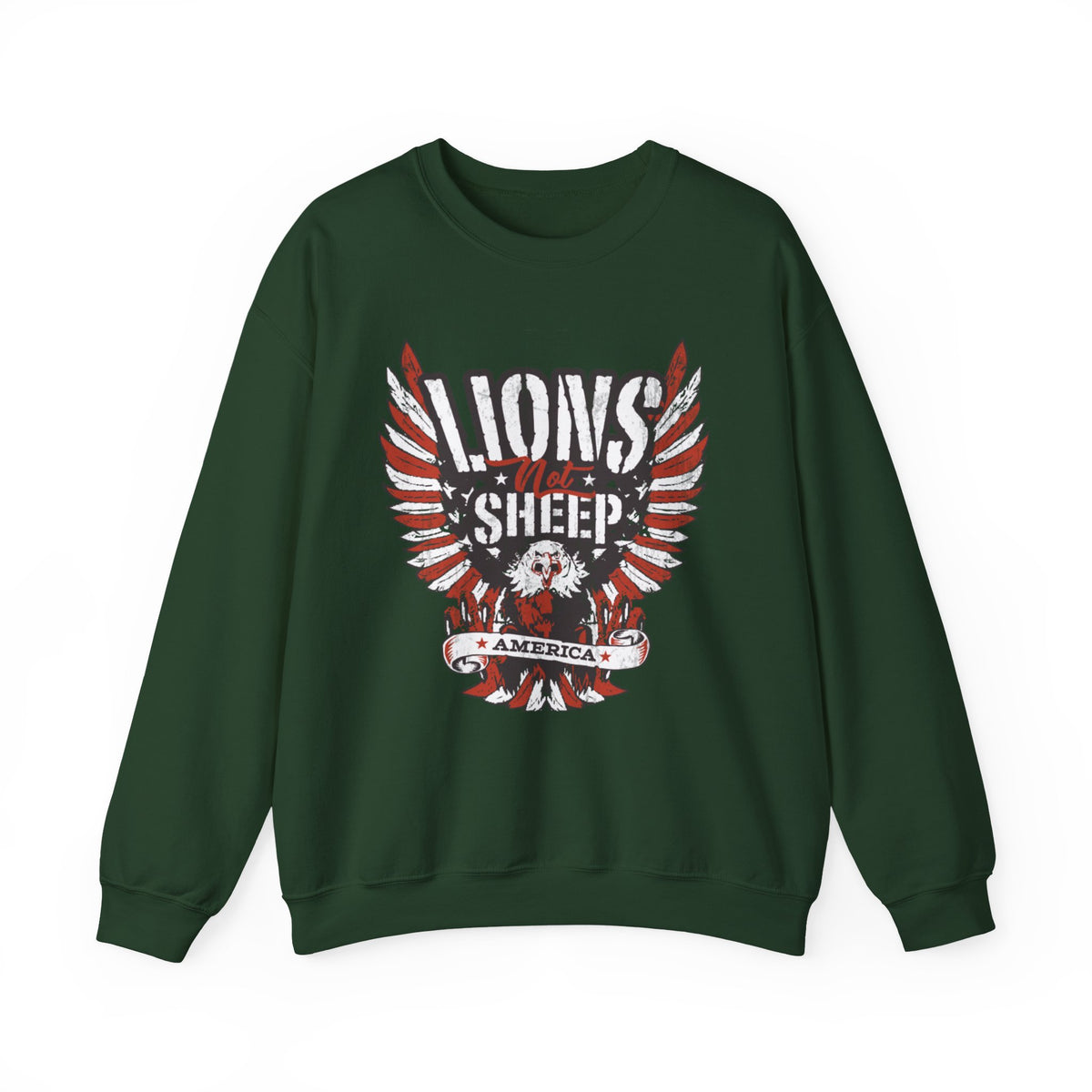 Lions Not Sheep "America" Unisex Crewneck Sweatshirt