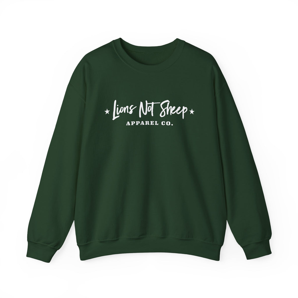 Lions Not Sheep "Apparel Co." Unisex Crewneck Sweatshirt