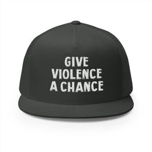 Lions Not Sheep "Give Violence A Chance" 5 Panel Trucker Hat - Dark Version Old