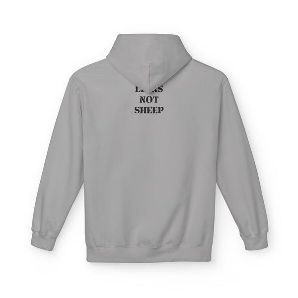 Lions Not Sheep "Give Violence A Chance" Softstyle Fleece Hoodie