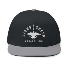 Lions Not Sheep "Vintage Eagle" Flat Bill Hat - Dark Version Old