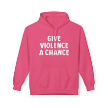 Lions Not Sheep "Give Violence A Chance" Softstyle Fleece Hoodie