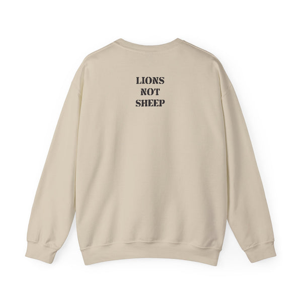 Lions Not Sheep "Rifle" Unisex Crewneck Sweatshirt
