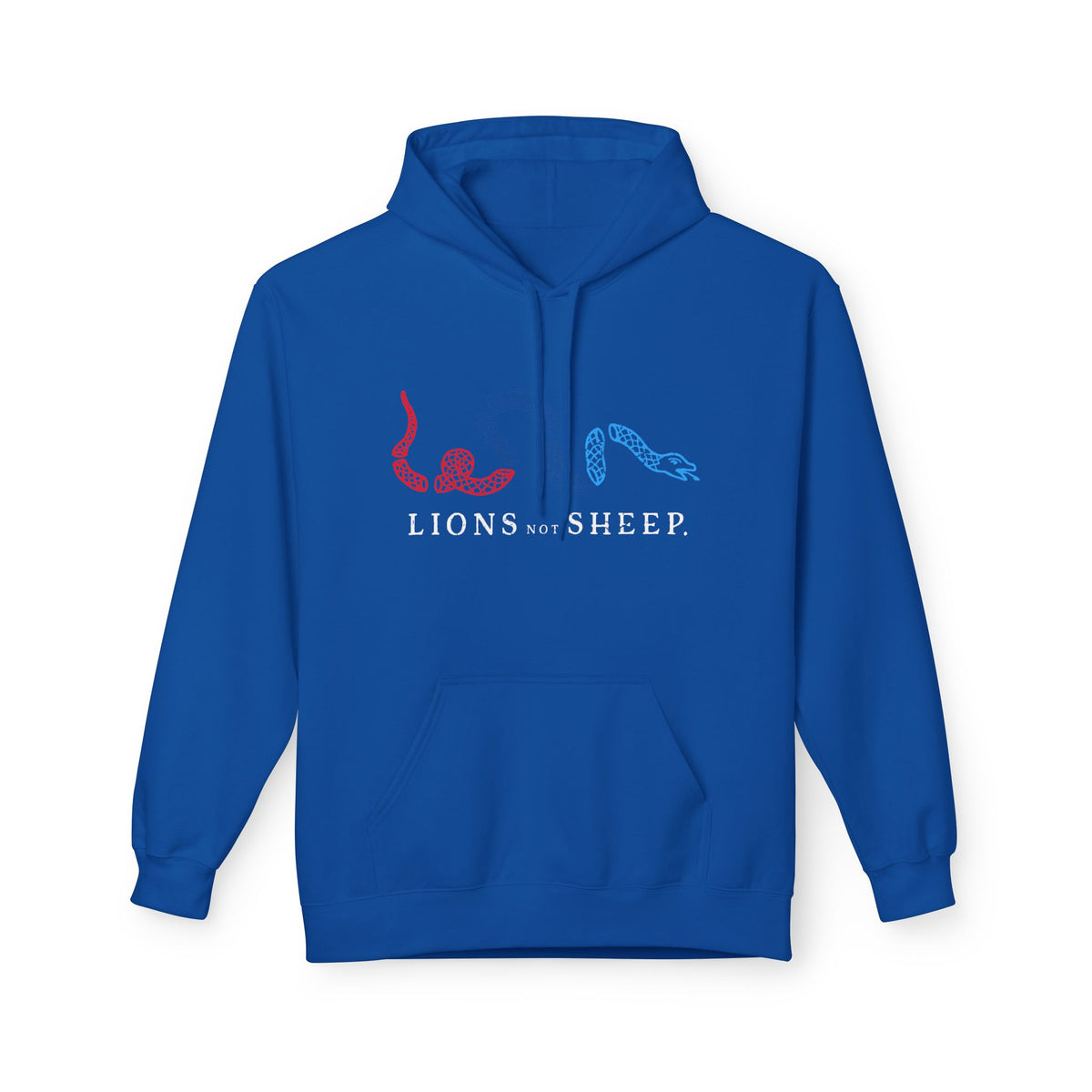 Lions Not Sheep "Join or Die" Softstyle Fleece Hoodie