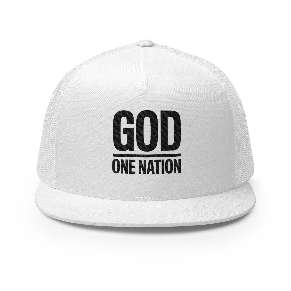 Lions Not Sheep &quot;God&#39;s Nation&quot; 5 Panel Trucker Hat - Light Version