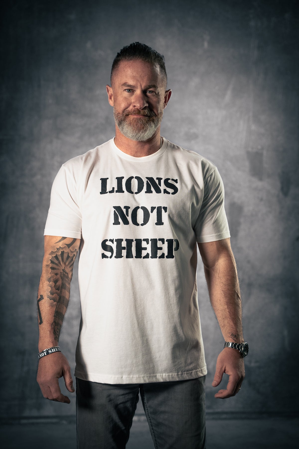Lions Not Sheep &quot;OG&quot; Tee (White Edition) - Lions Not Sheep ®