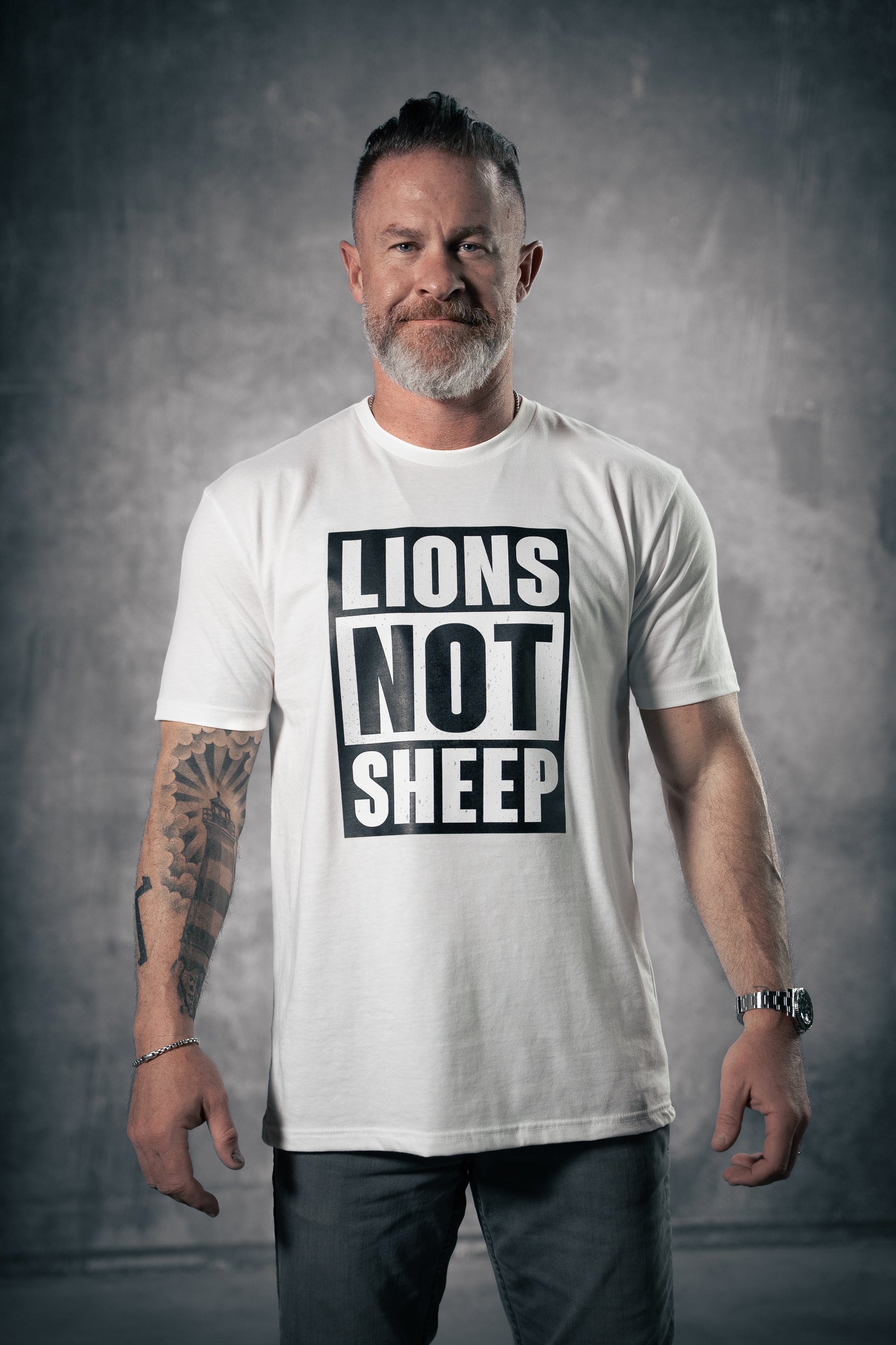 LIONS NOT SHEEP "STRAIGHT OUTTA" Tee - Lions Not Sheep ®