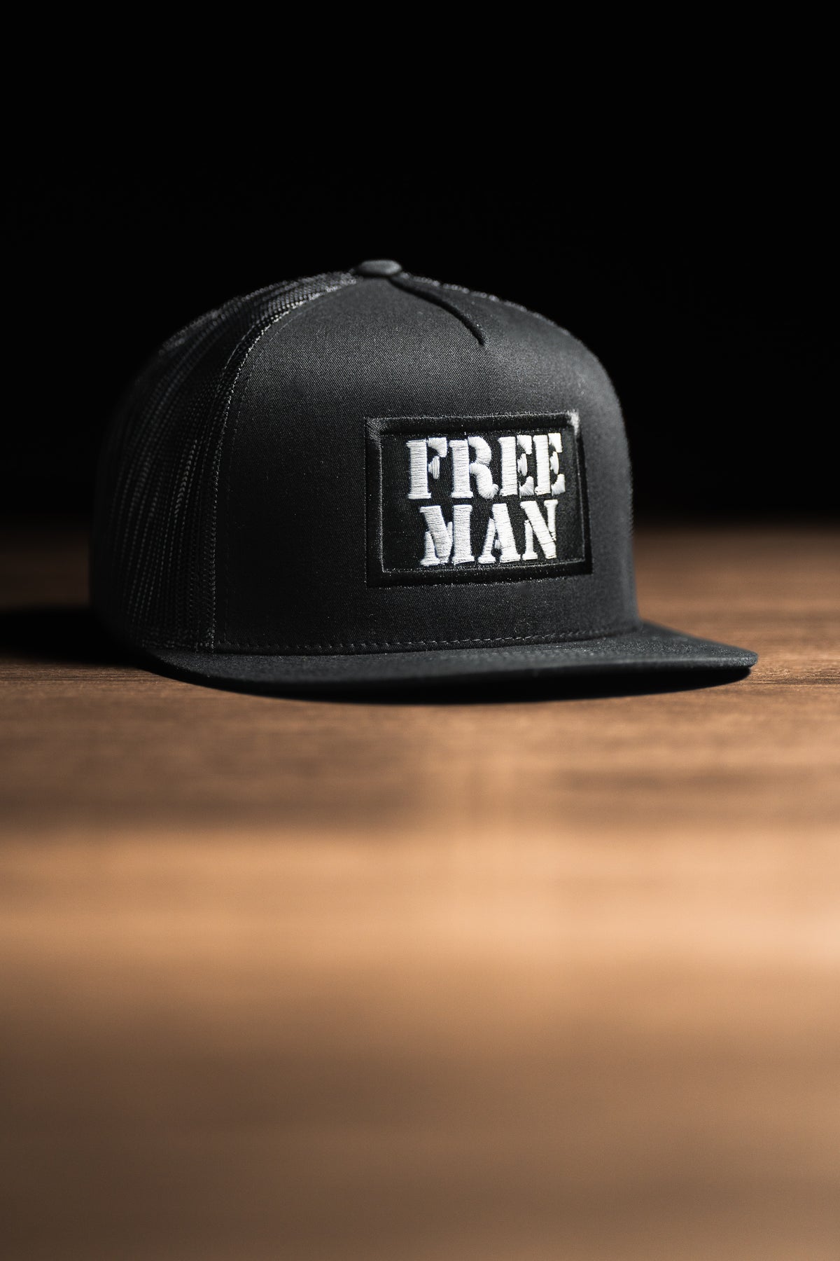 Lions Not Sheep FREE MAN Hat (All Black) - Lions Not Sheep ®