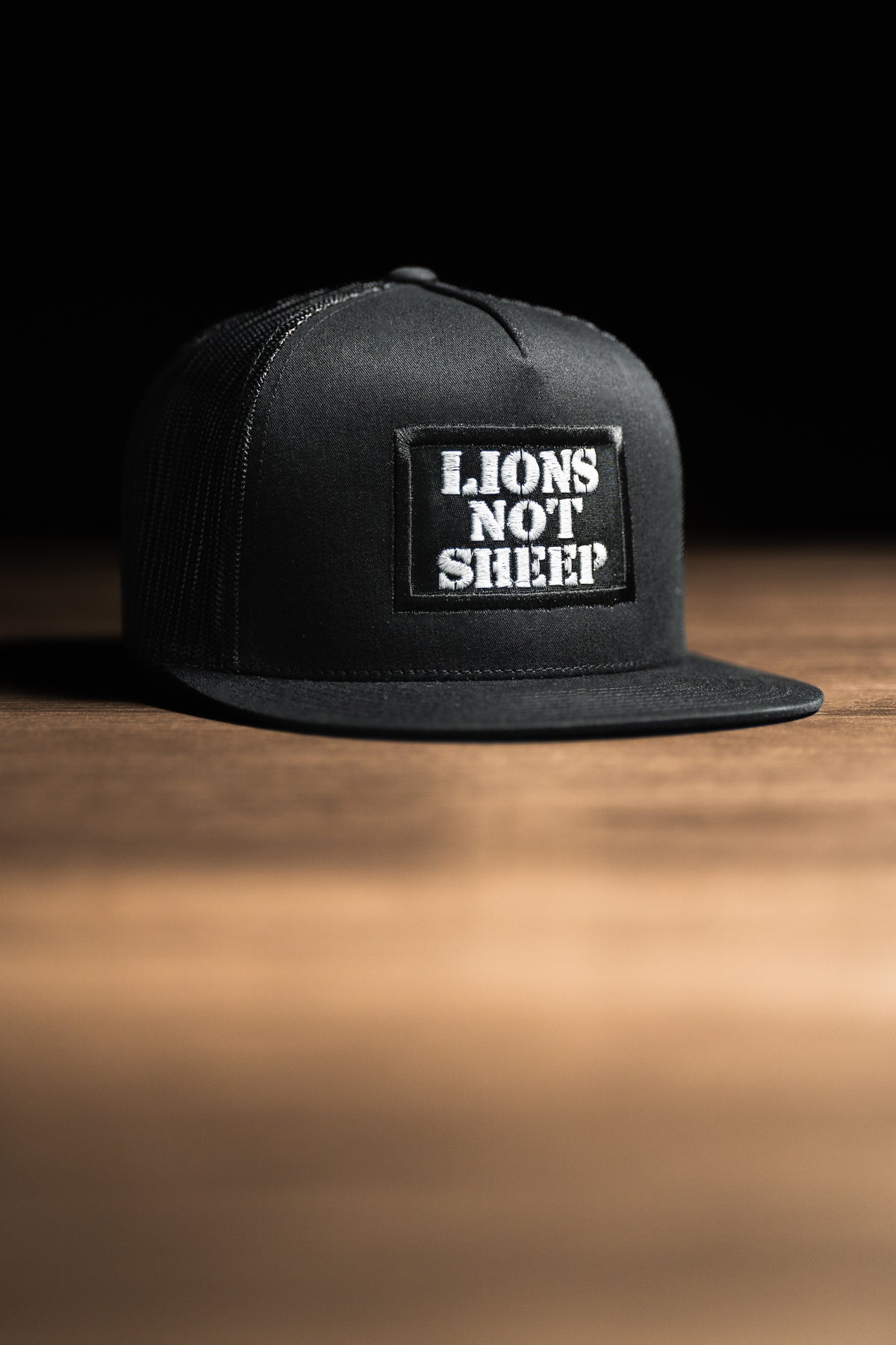 Lions Not Sheep OG Hat (All Black) - Lions Not Sheep ®
