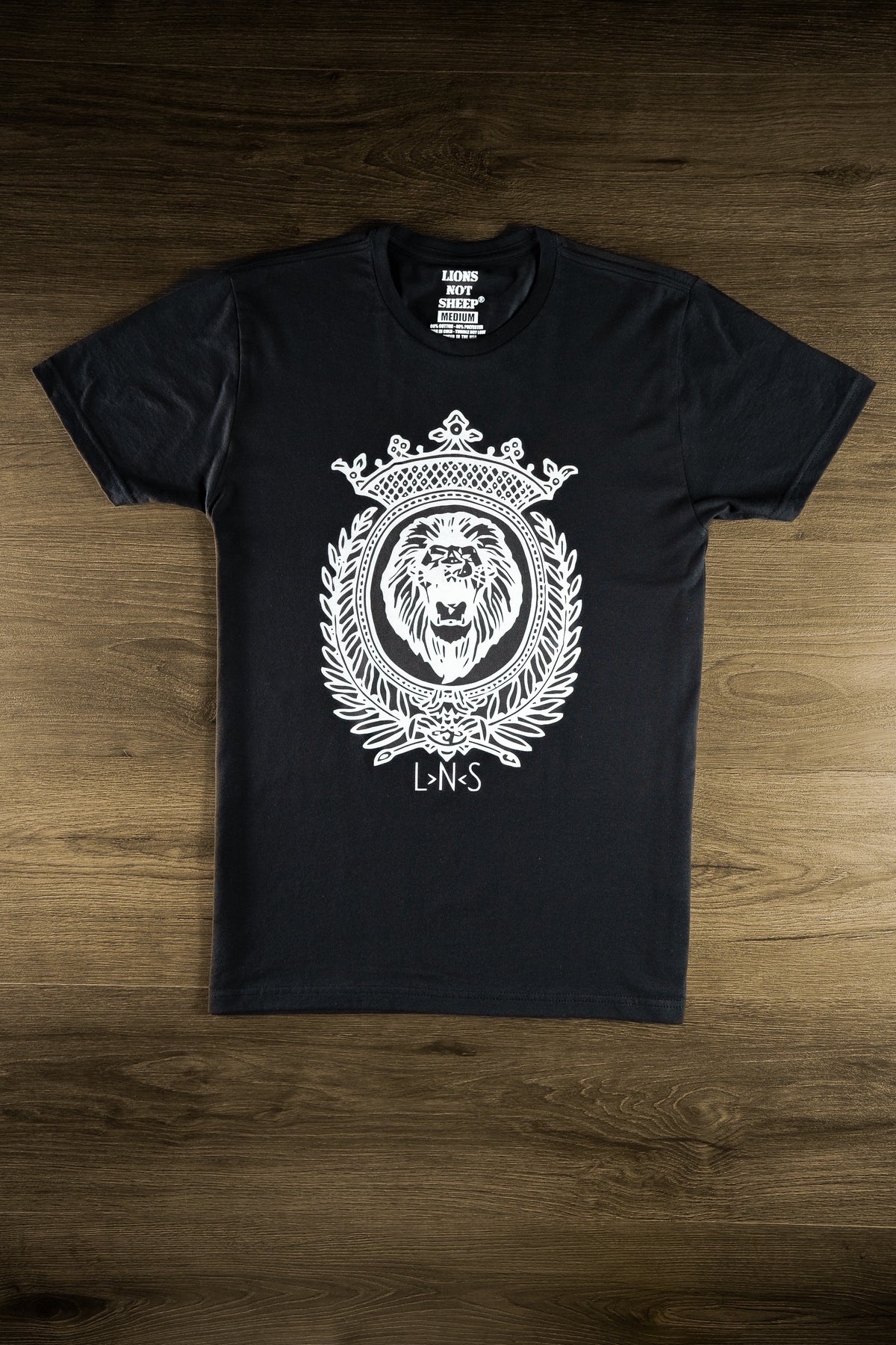 Lions Not Sheep &quot;ROYAL&quot; Tee (Black or White) - Lions Not Sheep ®