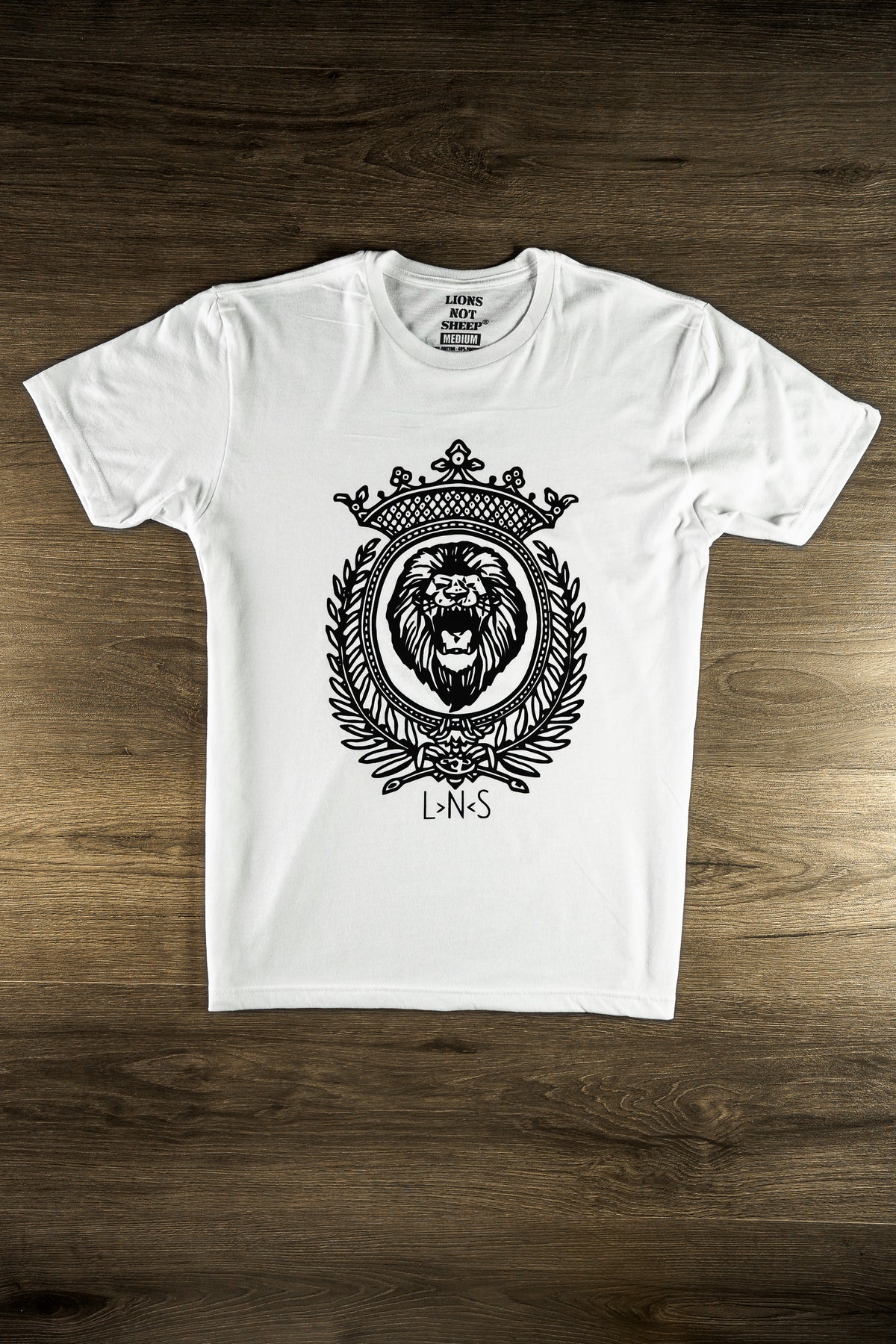 Lions Not Sheep &quot;ROYAL&quot; Tee (Black or White) - Lions Not Sheep ®