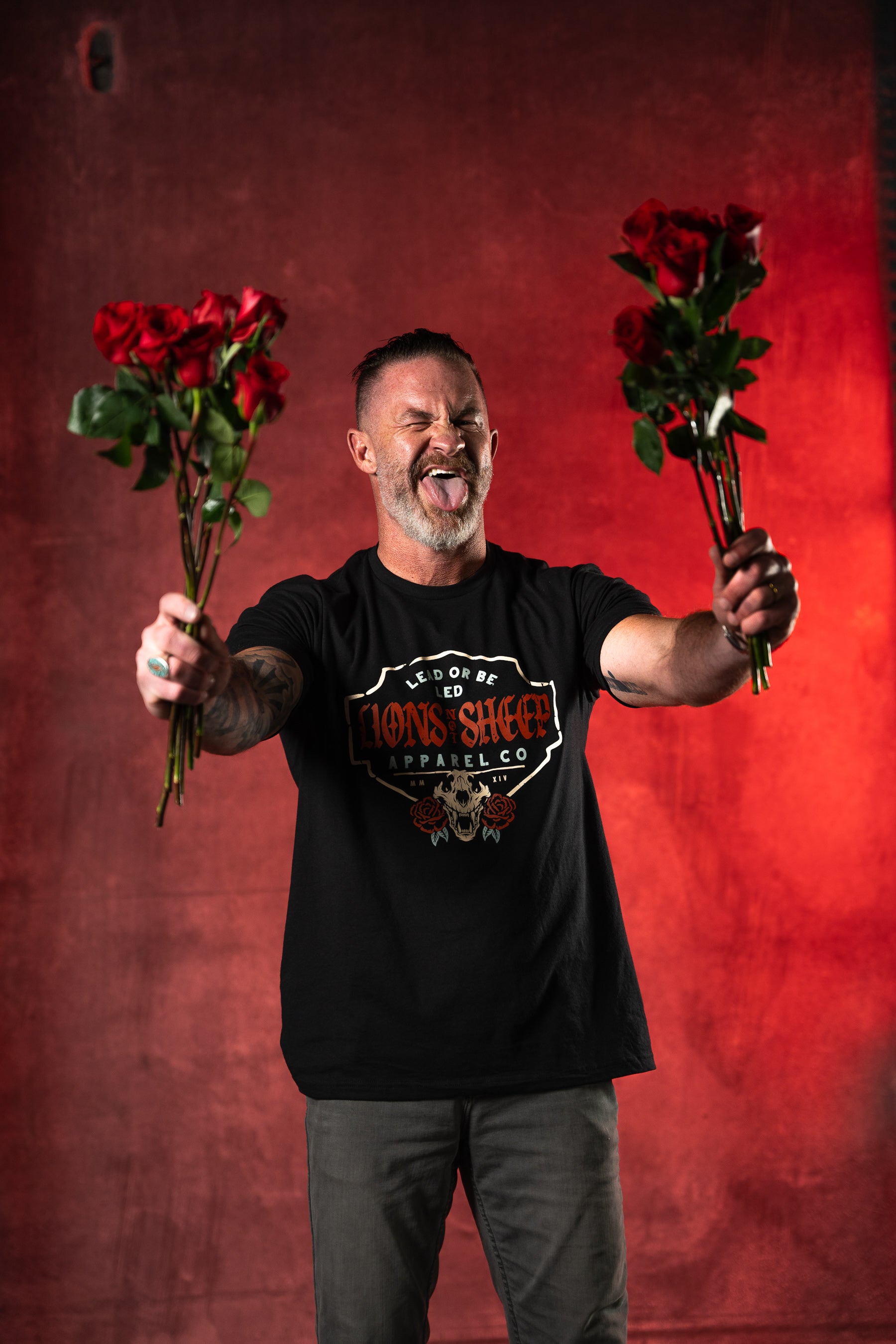Lions Not Sheep Men's "Till Death" Valentine's Day Tee - Lions Not Sheep ®