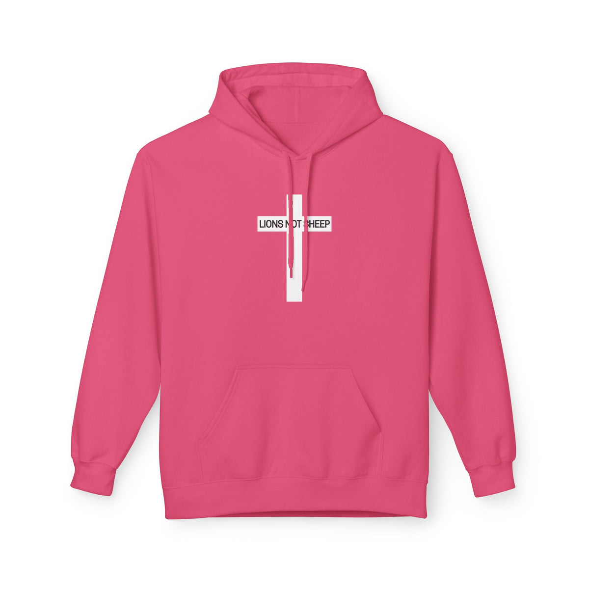 Lions Not Sheep "Cross" Softstyle Fleece Hoodie