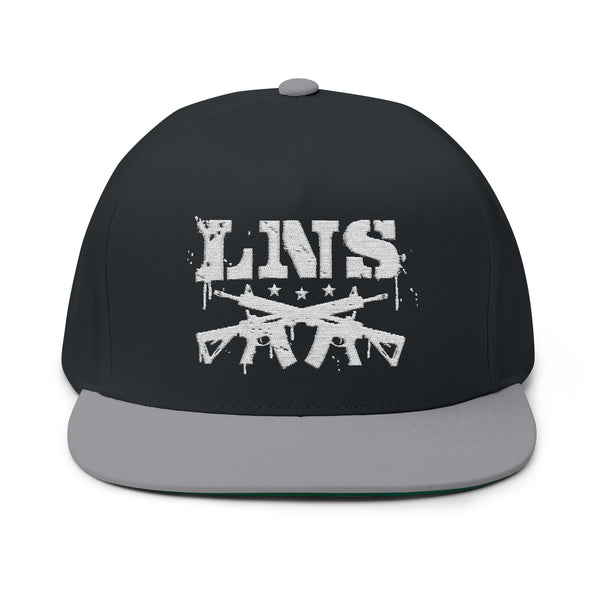 Lions Not Sheep "AR-15" Flat Bill Hat - Dark Version Old