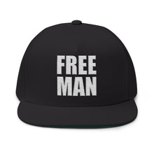 Lions Not Sheep "Free Man" Flat Bill Hat - Dark Version Old