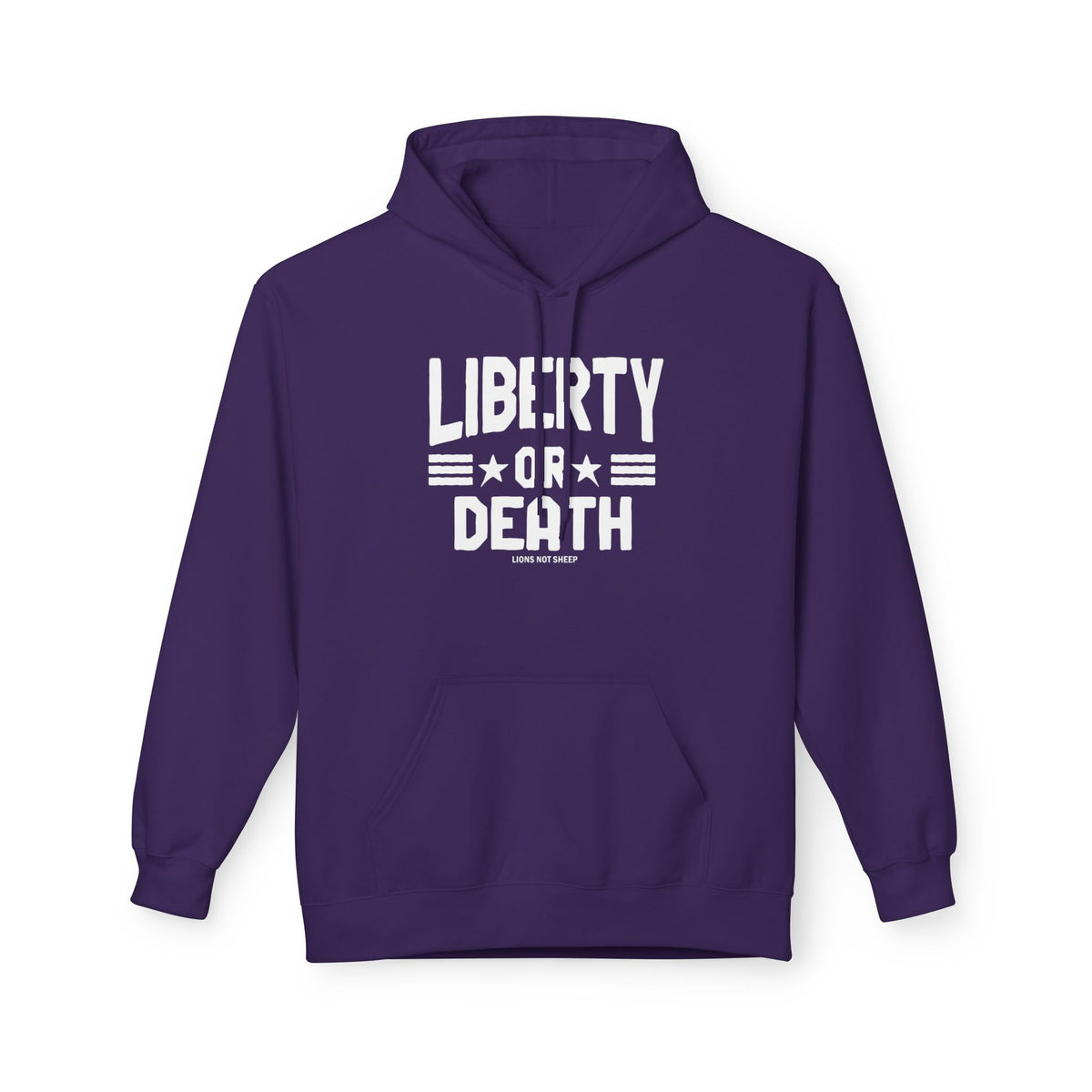 Lions Not Sheep "Liberty or Death" Softstyle Fleece Hoodie