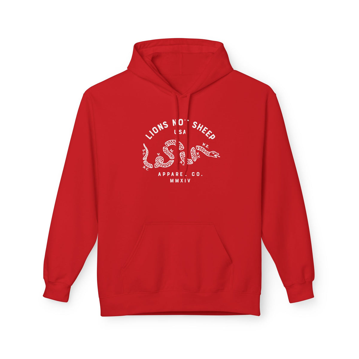 Lions Not Sheep "Vintage Snake" Softstyle Fleece Hoodie