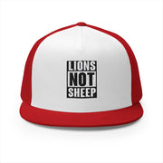 Lions Not Sheep "Straight Outta" 5 Panel Trucker Hat