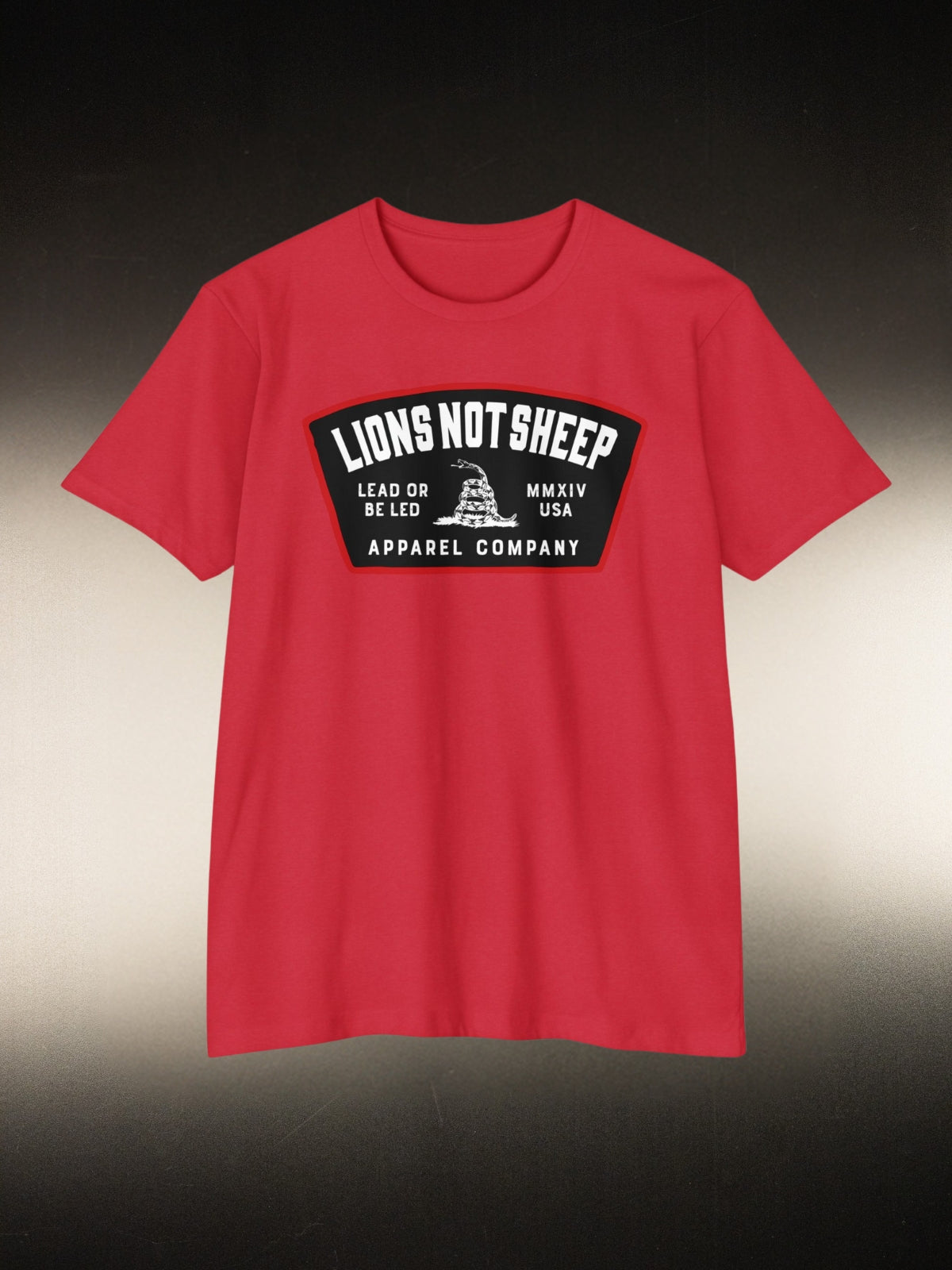 Lions Not Sheep &quot;Lead From the Front&quot; Tee - White