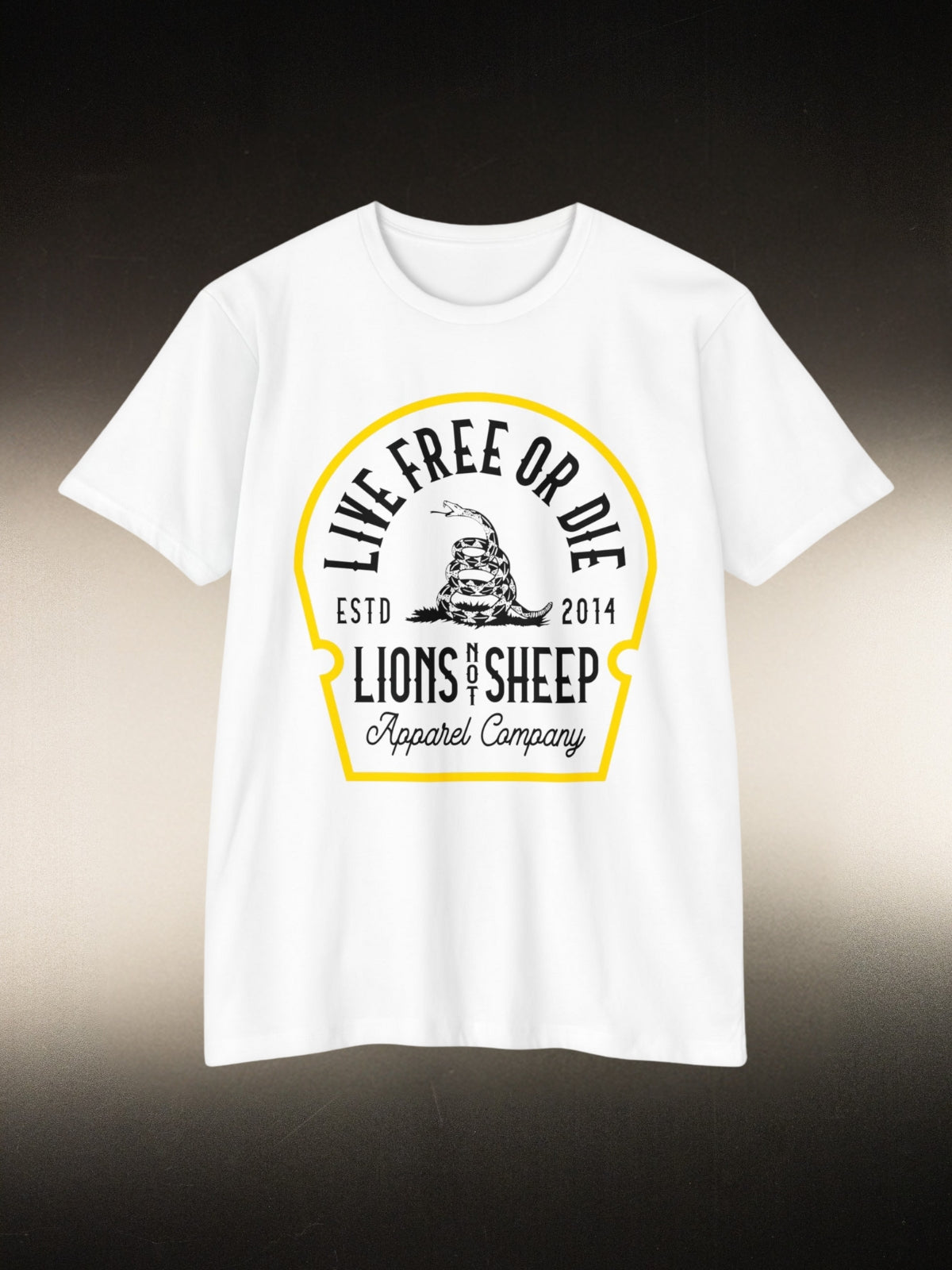 Lions Not Sheep &quot;Live Free or Die&quot; Tee