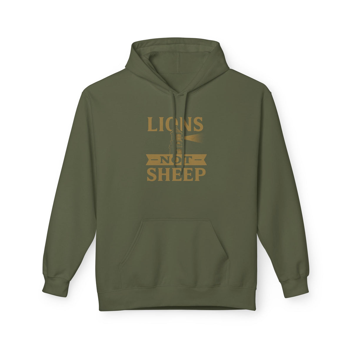 Lions Not Sheep "Watchtower" Softstyle Fleece Hoodie