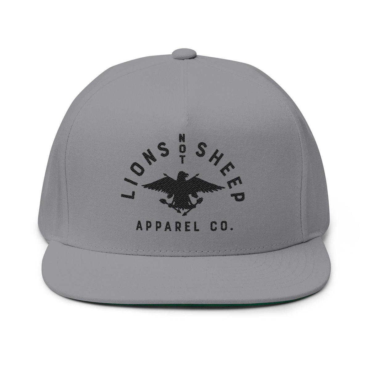 Lions Not Sheep &quot;Vintage Eagle&quot; Flat Bill Hat - Light Version