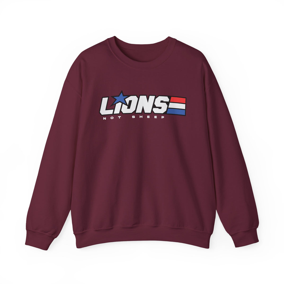 Lions Not Sheep "American Hero" Unisex Crewneck Sweatshirt
