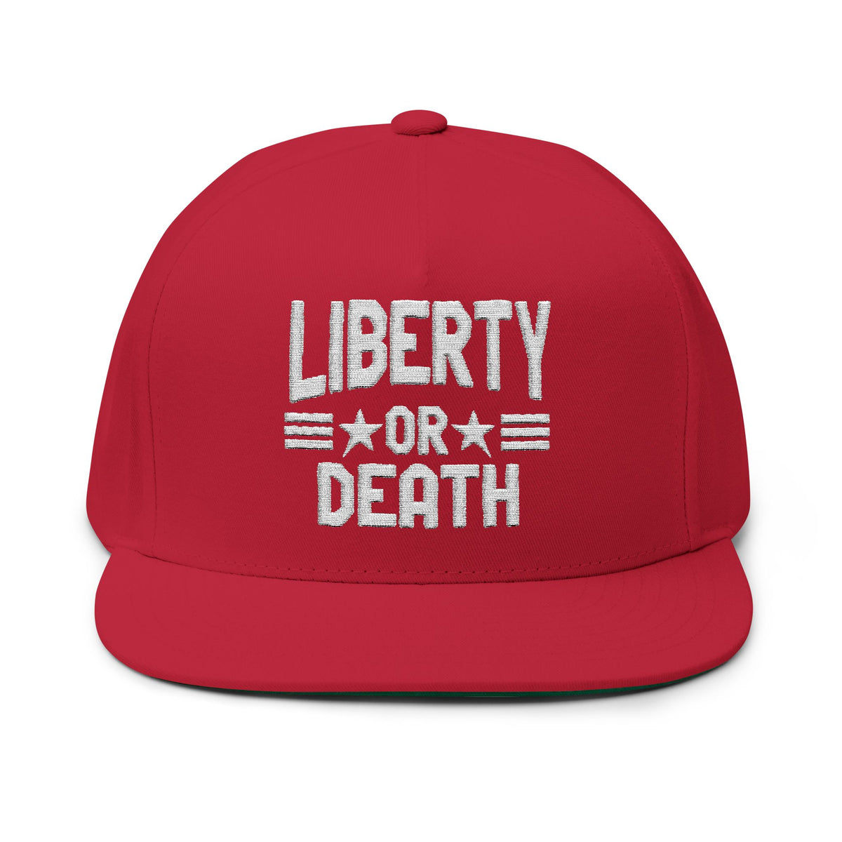 Lions Not Sheep "Liberty or Death" Flat Bill Hat - Dark Version Old