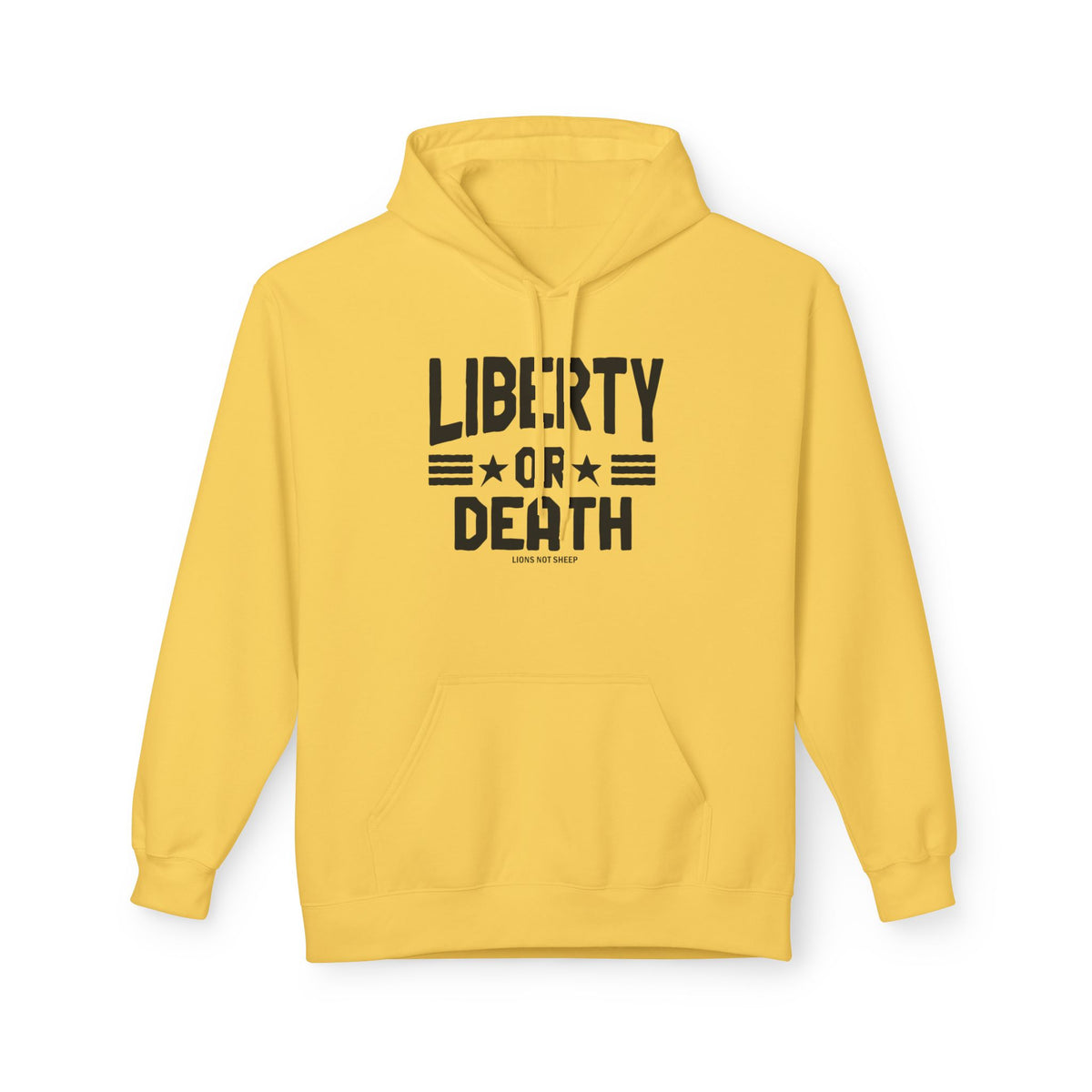 Lions Not Sheep "Liberty or Death" Softstyle Fleece Hoodie
