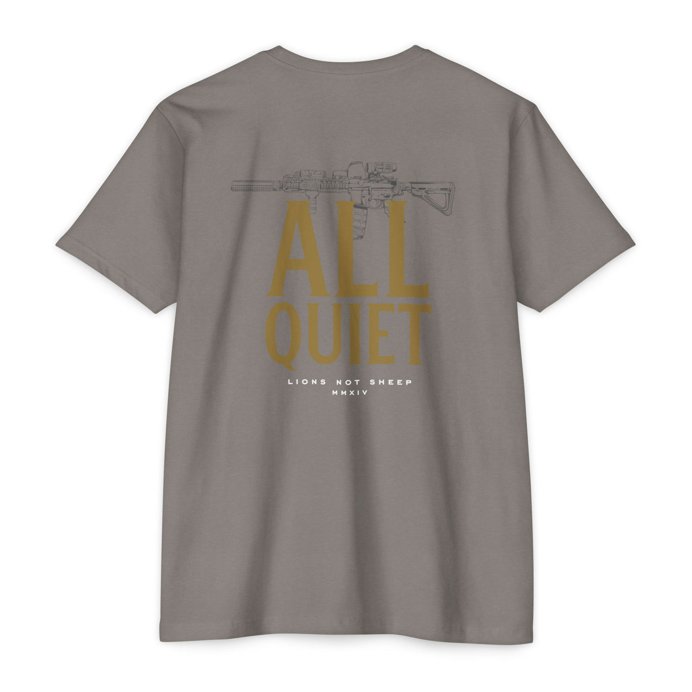 Lions Not Sheep "All Quiet" Tee