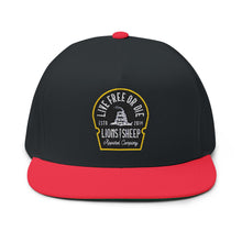 Lions Not Sheep "Live Free or Die" Flat Bill Hat Old
