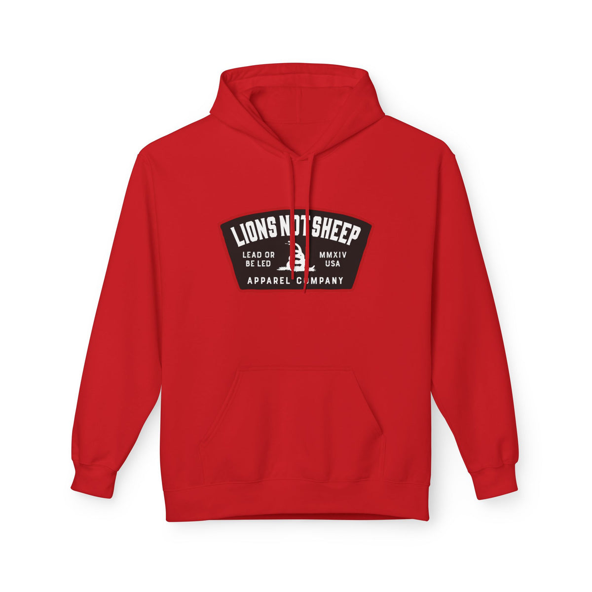 Lions Not Sheep "Lead From the Front" Softstyle Fleece Hoodie