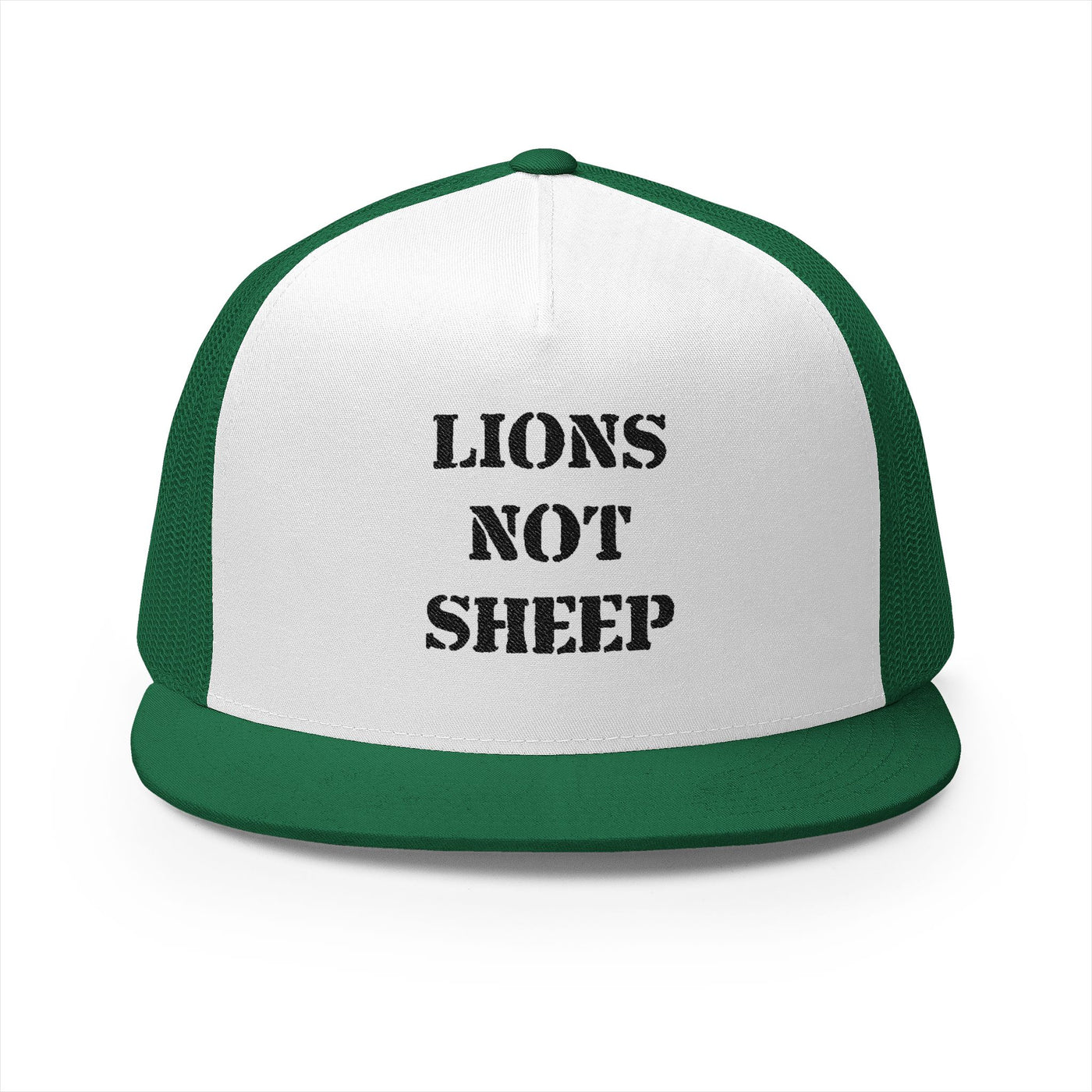 Lions Not Sheep "OG" 5 Panel Trucker Hat - Light Version Old