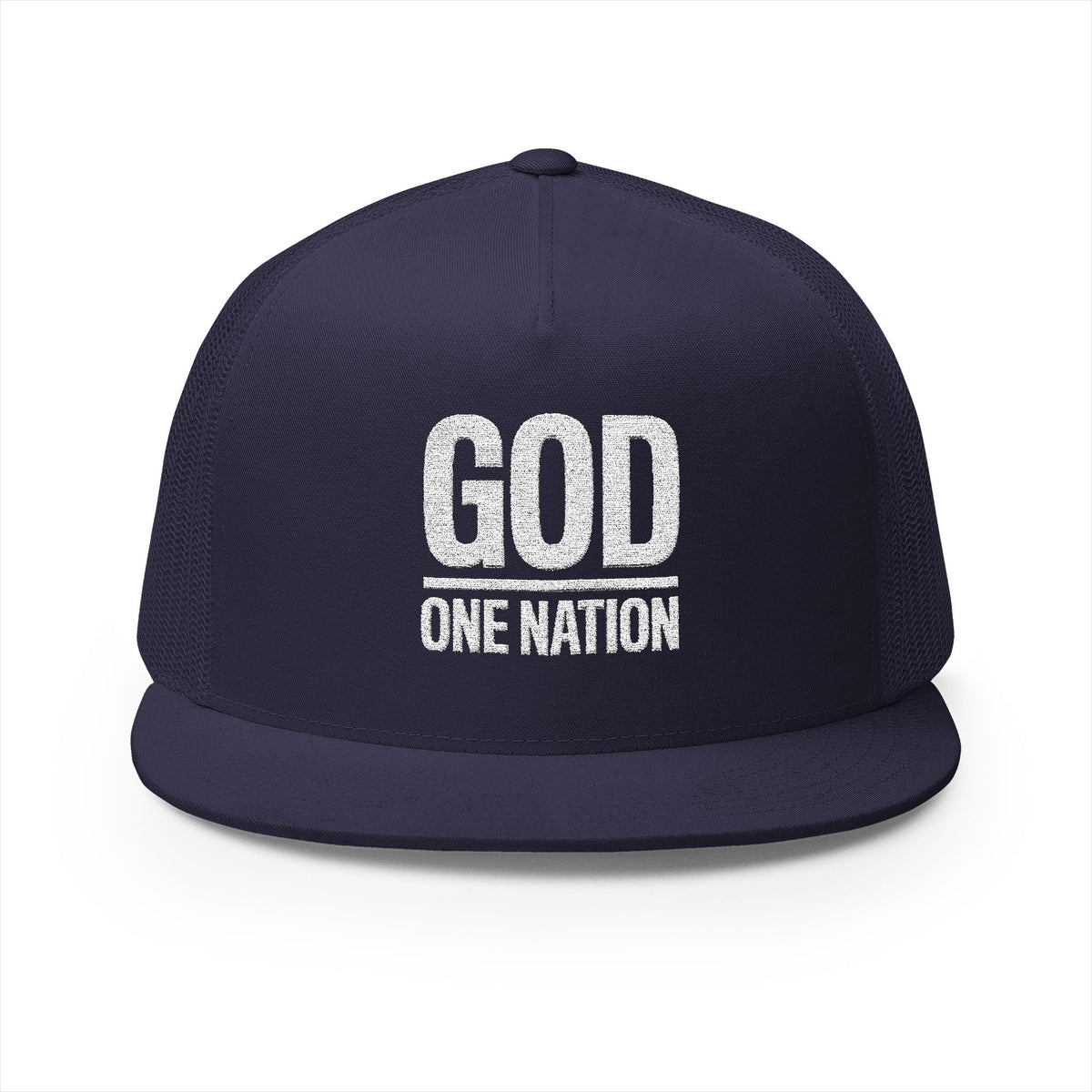 Lions Not Sheep &quot;God&#39;s Nation&quot; 5 Panel Trucker Hat - Dark Version