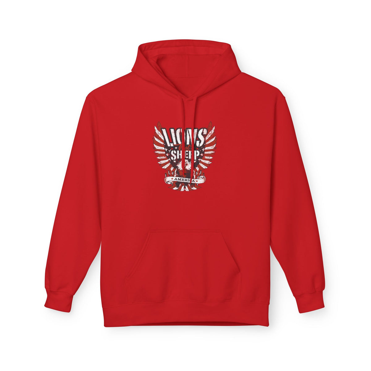 Lions Not Sheep "America" Softstyle Fleece Hoodie
