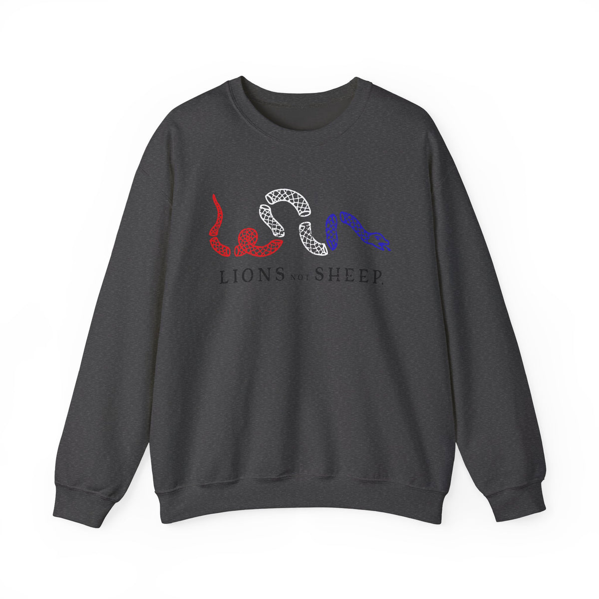Lions Not Sheep "Join or Die" Unisex Crewneck Sweatshirt