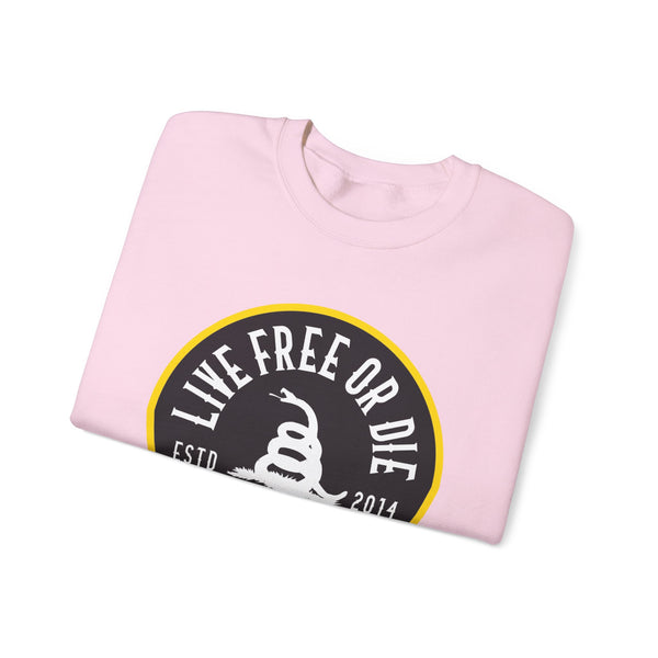 Lions Not Sheep "Live Free or Die" Unisex Crewneck Sweatshirt