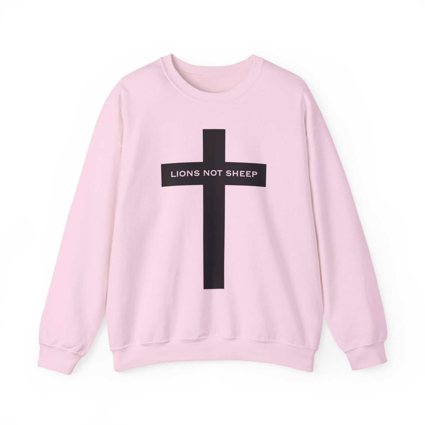 Lions Not Sheep "Cross" Unisex Crewneck Sweatshirt