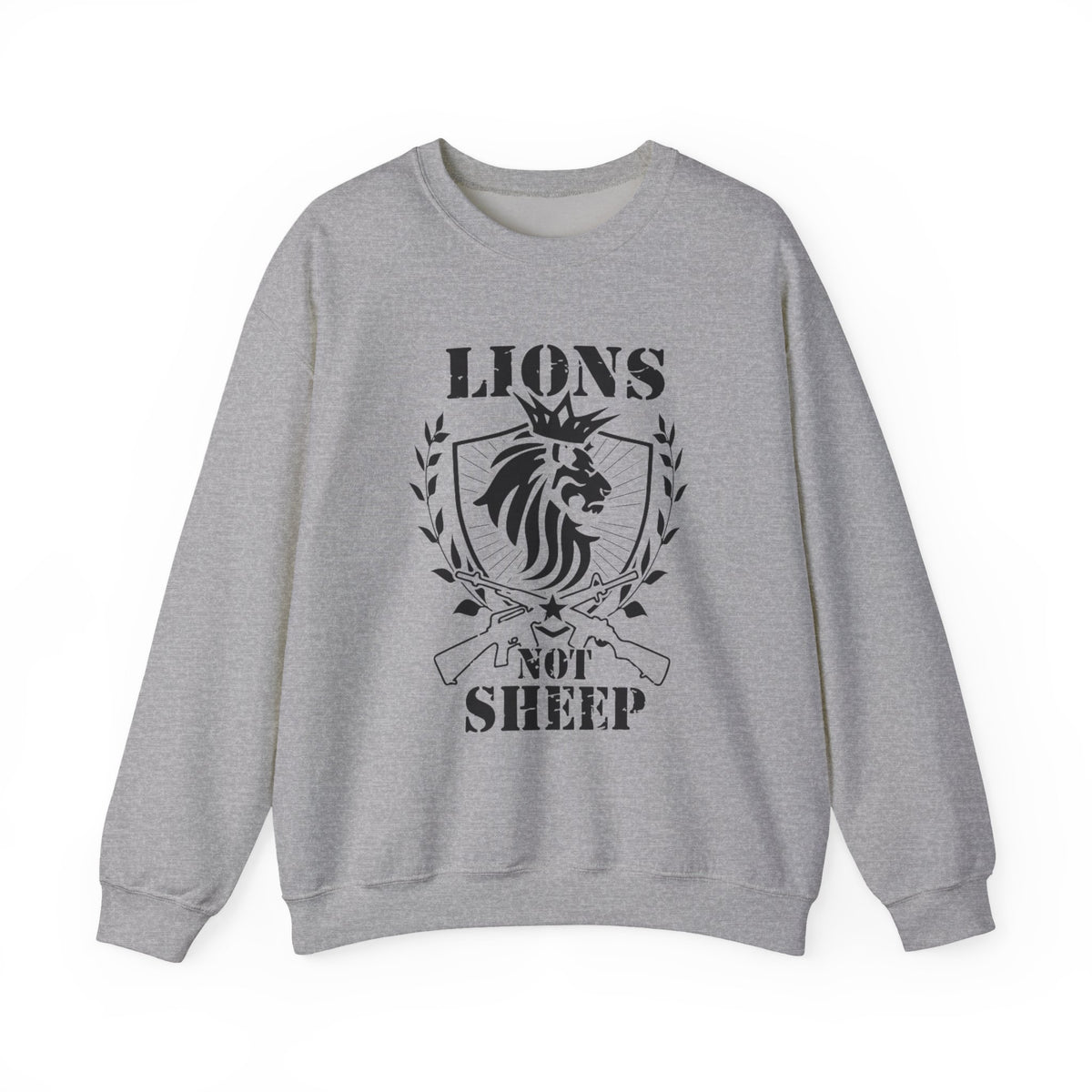 Lions Not Sheep "Rifle" Unisex Crewneck Sweatshirt