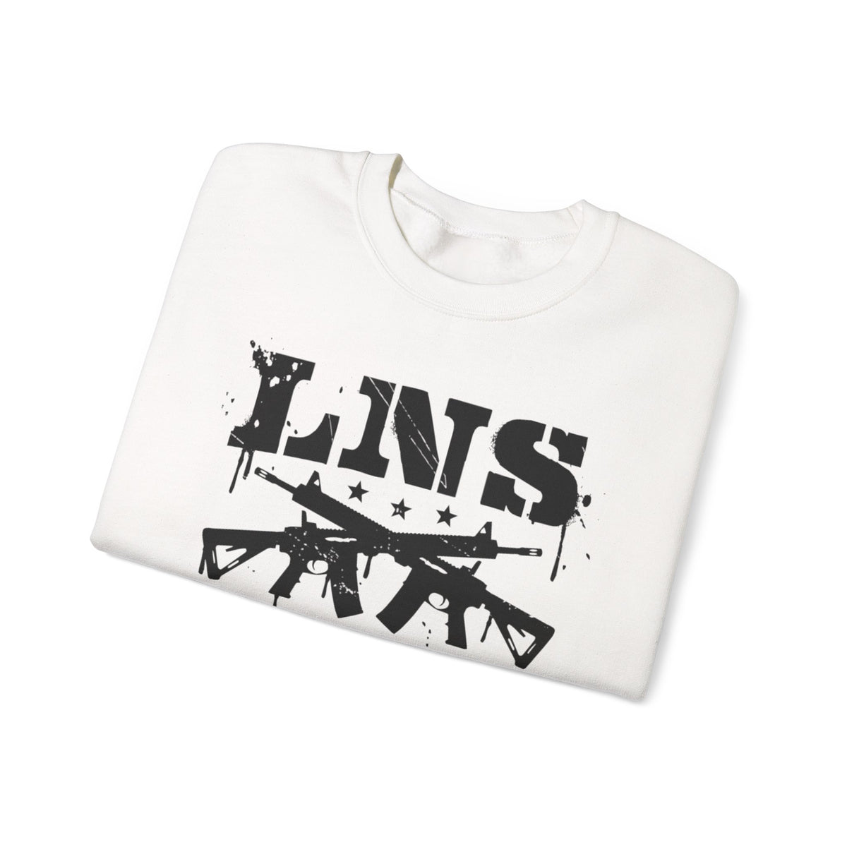Lions Not Sheep "Crossed Guns" Unisex Crewneck Sweatshirt