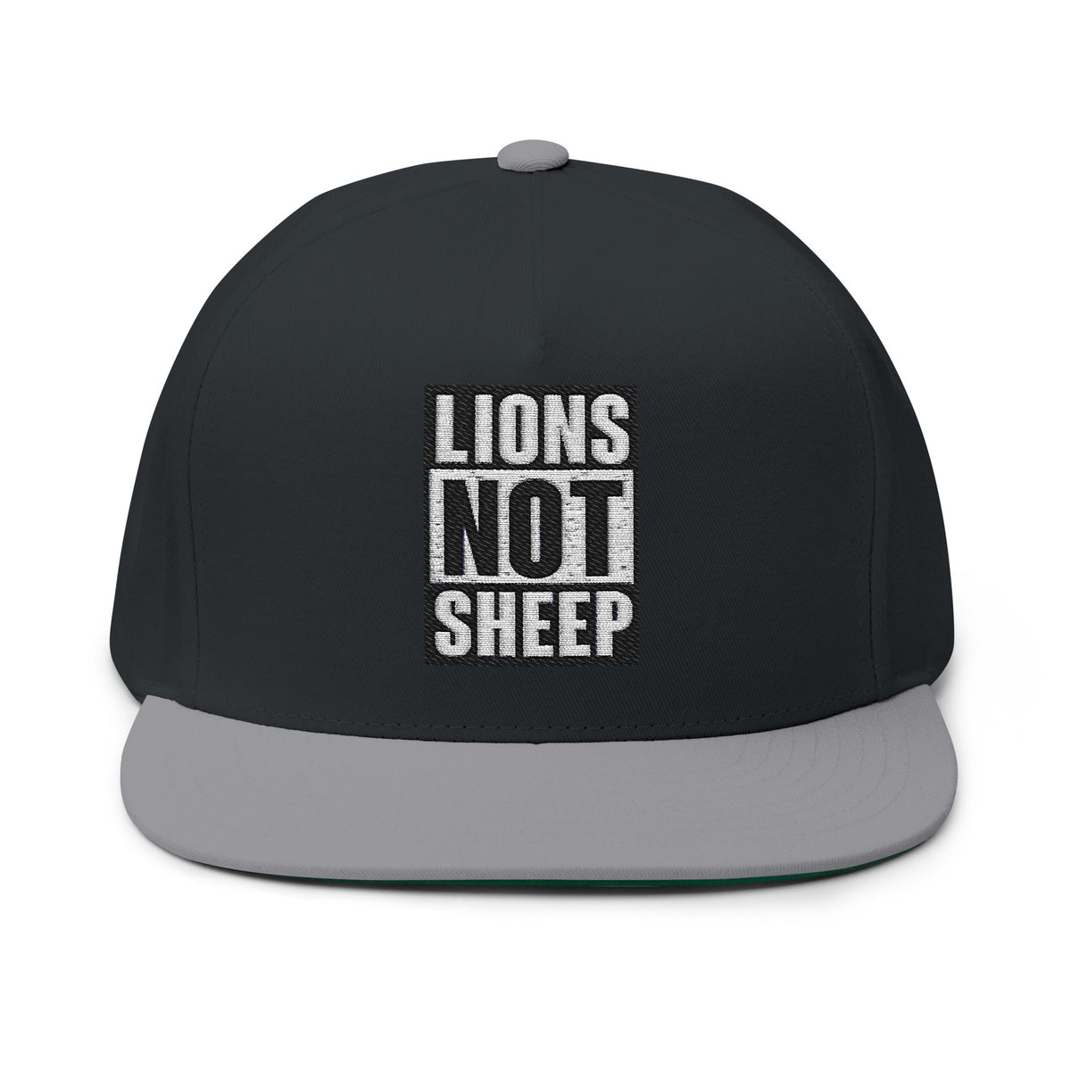 Lions Not Sheep &quot;Straight Outta&quot; Flat Bill Hat