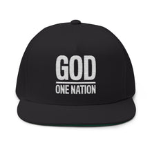 Lions Not Sheep "God's Nation" Flat Bill Hat - Dark Version Old
