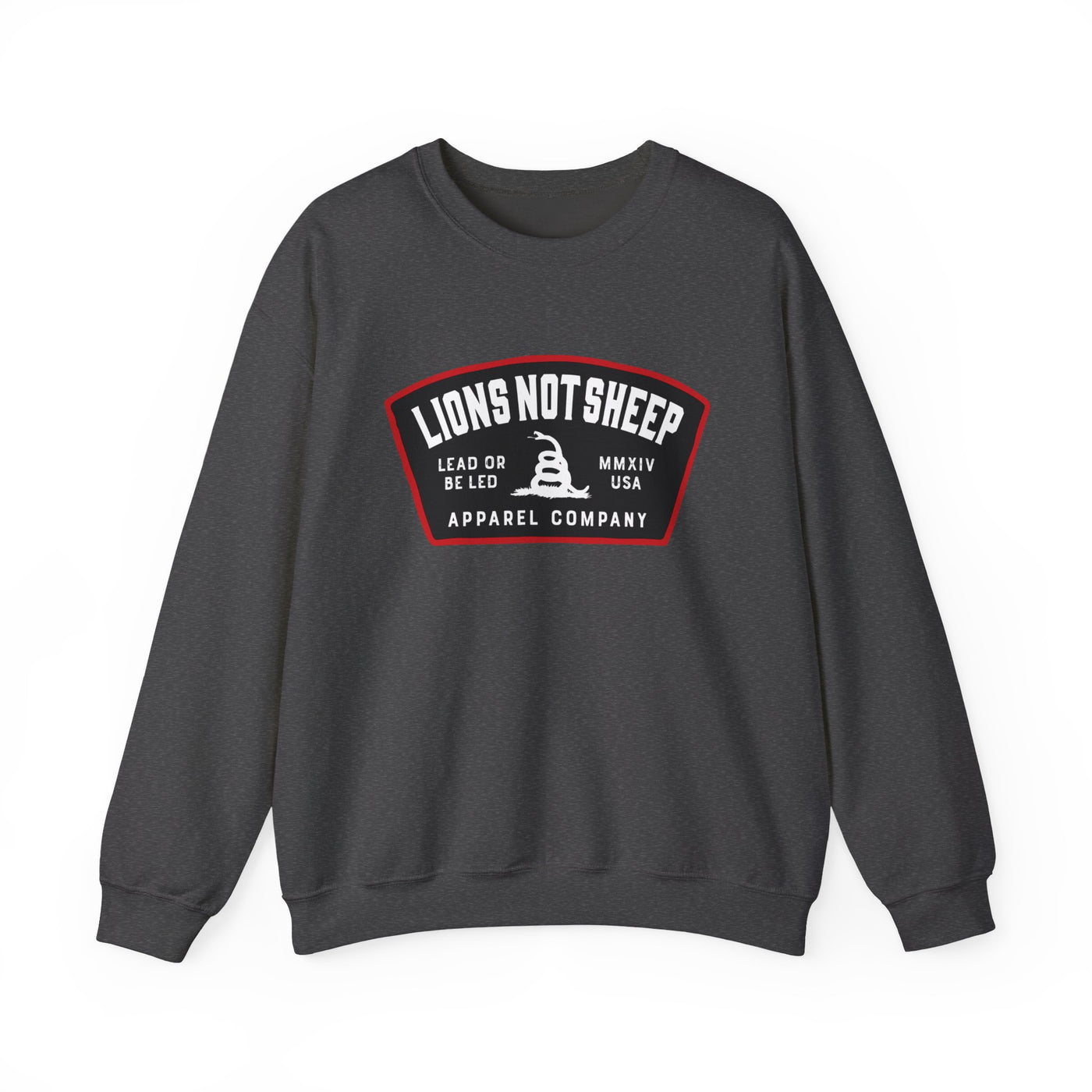 Lions Not Sheep "Lead From the Front" Unisex Crewneck Sweatshirt
