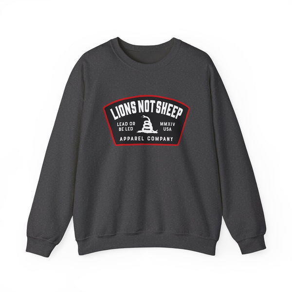 Lions Not Sheep "Lead From the Front" Unisex Crewneck Sweatshirt