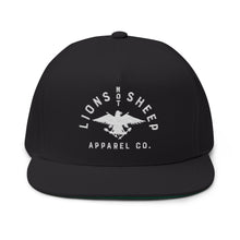 Lions Not Sheep "Vintage Eagle" Flat Bill Hat - Dark Version Old