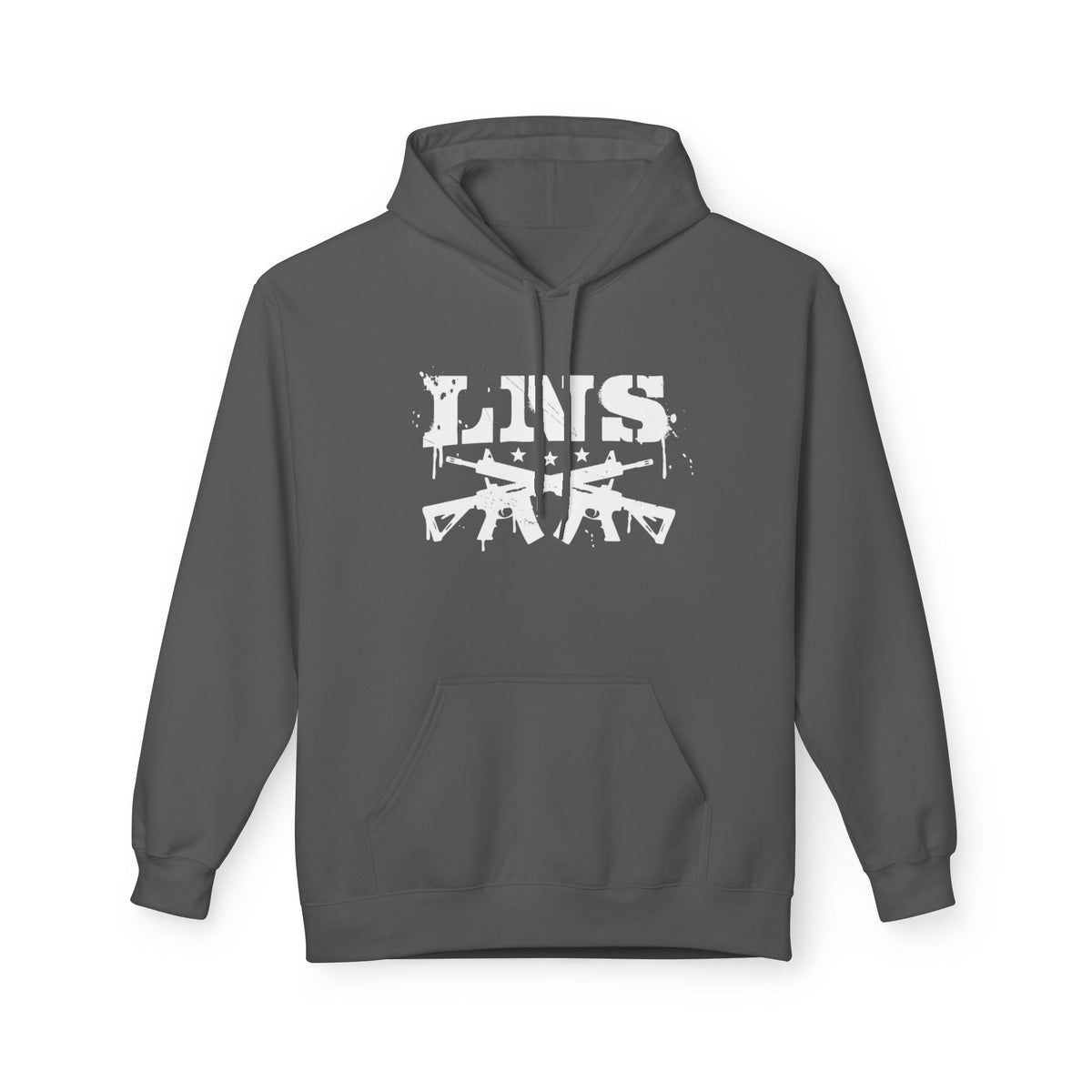 Lions Not Sheep "Crossed Guns" Softstyle Fleece Hoodie
