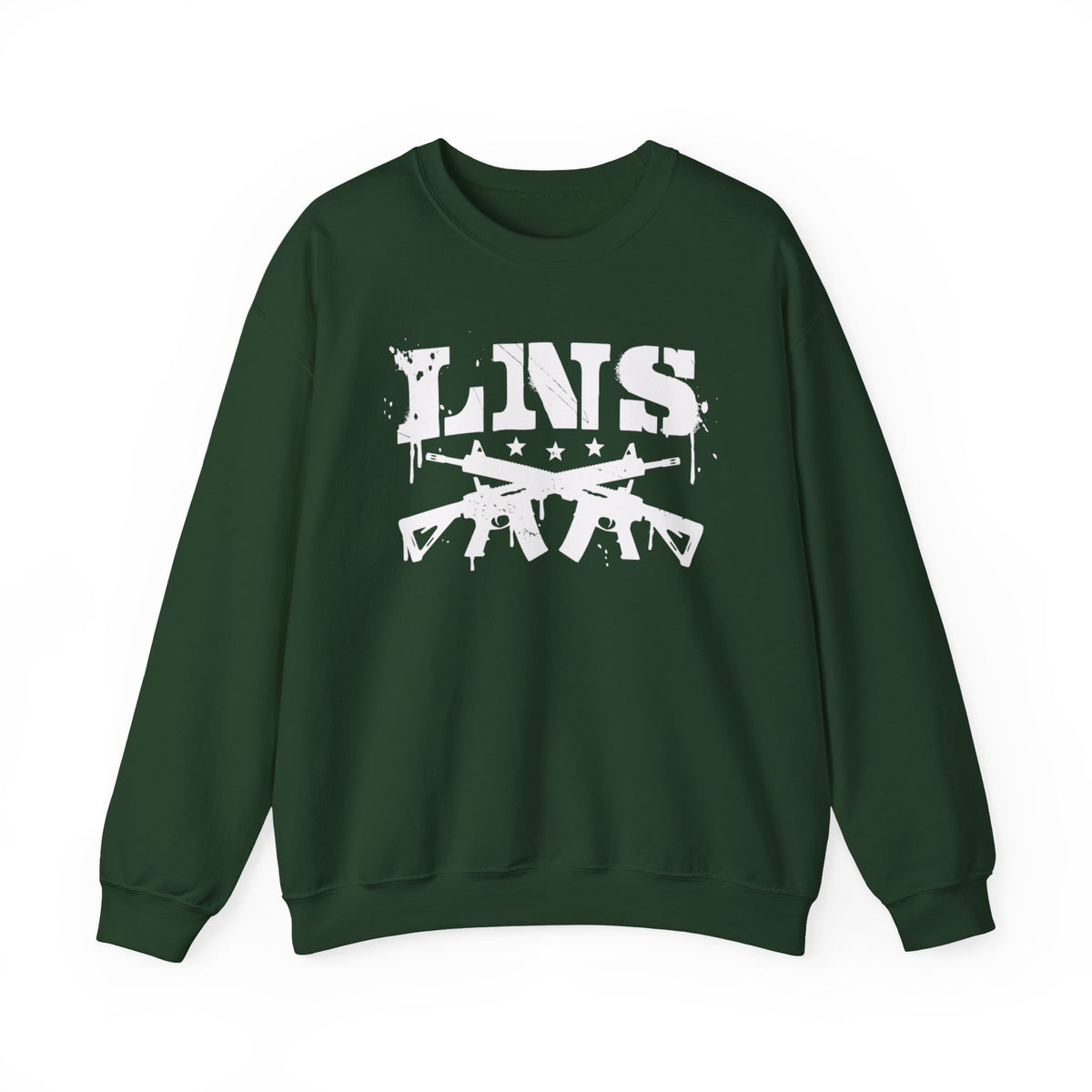 Lions Not Sheep "Crossed Guns" Unisex Crewneck Sweatshirt