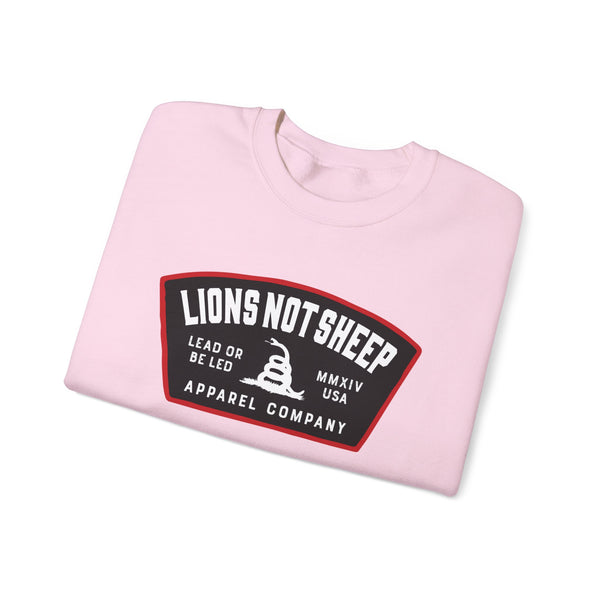 Lions Not Sheep "Lead From the Front" Unisex Crewneck Sweatshirt