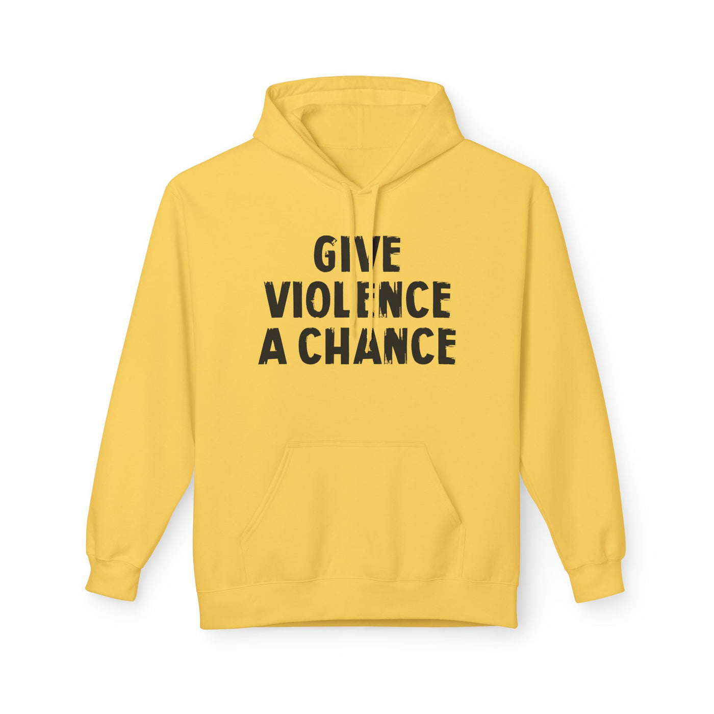 Lions Not Sheep "Give Violence A Chance" Softstyle Fleece Hoodie