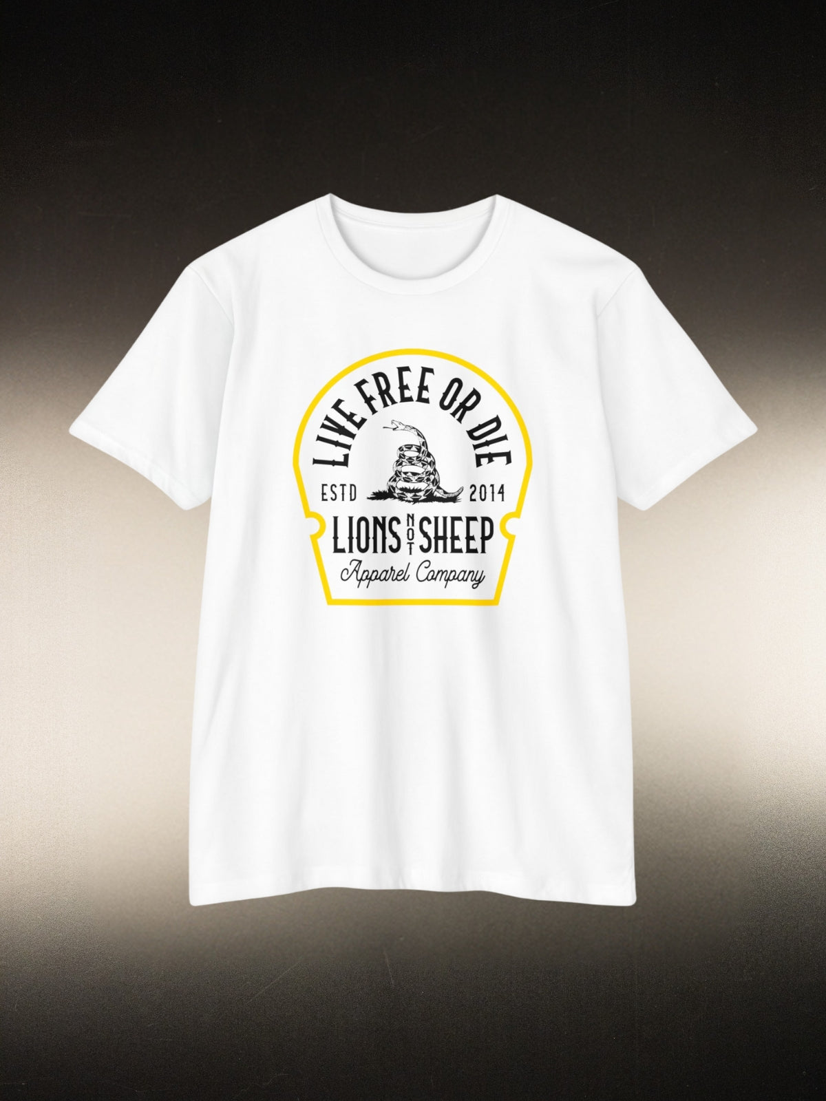 Lions Not Sheep &quot;Live Free or Die&quot; Tee